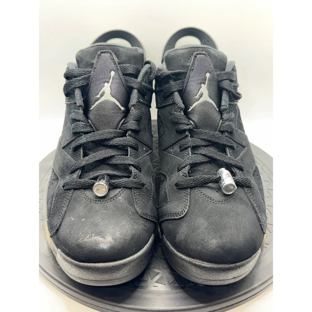 Jordan 6 Retro Low Chrome Black Metallic Silver 304401-003 Mens Size 8.5 2015